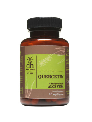 Quercetin | with Super-Strength Aloe Vera - 90 Capsules Oral Supplements Desert Harvest 
